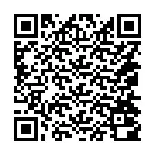 QR Code pour le numéro de téléphone +14054000758