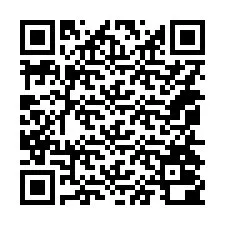 Código QR para número de telefone +14054000765