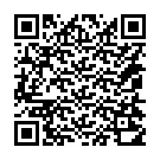 QR-code voor telefoonnummer +14054210141