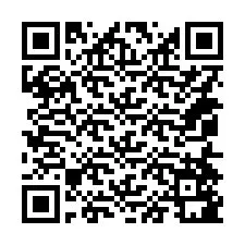 Codice QR per il numero di telefono +14054581605