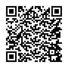 QR код за телефонен номер +14054581606