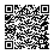 Código QR para número de telefone +14054581610