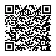 QR Code สำหรับหมายเลขโทรศัพท์ +14054581614