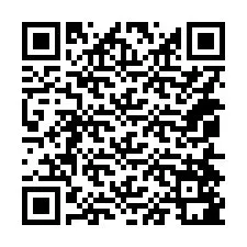 QR код за телефонен номер +14054581615