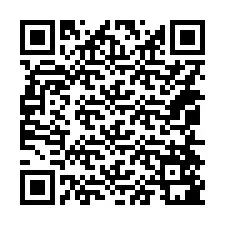 Código QR para número de telefone +14054581625