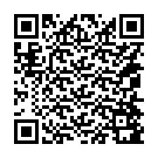 Código QR para número de telefone +14054581650