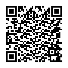 QR kód a telefonszámhoz +14054581654