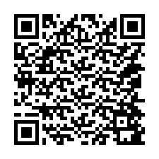 Kode QR untuk nomor Telepon +14054581668