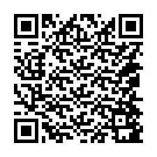 QR-код для номера телефона +14054581678