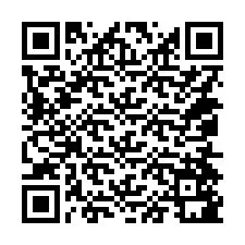 Kode QR untuk nomor Telepon +14054581688