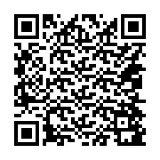 QR-code voor telefoonnummer +14054581693