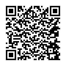 QR-koodi puhelinnumerolle +14054581703