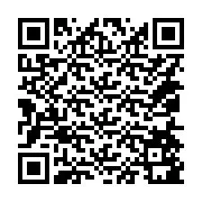 QR Code สำหรับหมายเลขโทรศัพท์ +14054581709