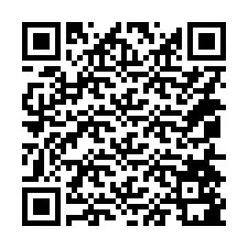 QR-code voor telefoonnummer +14054581711