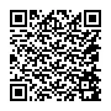 QR-koodi puhelinnumerolle +14054581718