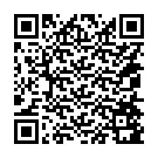 QR-code voor telefoonnummer +14054581740