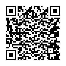 QR kód a telefonszámhoz +14054581743