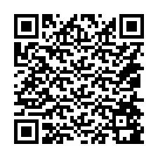 QR kód a telefonszámhoz +14054581749