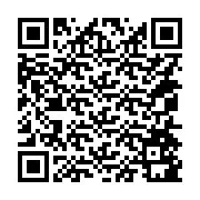 QR-koodi puhelinnumerolle +14054581750