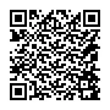 QR kód a telefonszámhoz +14054581751