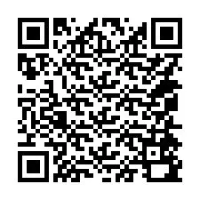 QR код за телефонен номер +14054590874