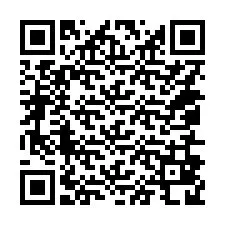 Codice QR per il numero di telefono +14056828088