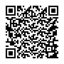 QR-code voor telefoonnummer +14056983054