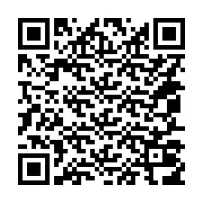 Código QR para número de telefone +14057016120