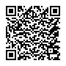 QR Code pour le numéro de téléphone +14057035769