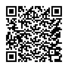 Código QR para número de telefone +14057036339