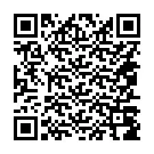 QR код за телефонен номер +14057086872