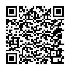 QR-Code für Telefonnummer +14057920279