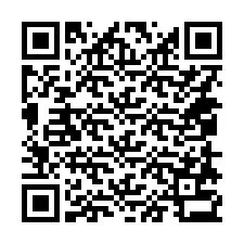 QR-koodi puhelinnumerolle +14058733146
