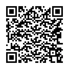 QR-koodi puhelinnumerolle +14063568616