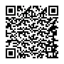 Código QR para número de teléfono +14066861182