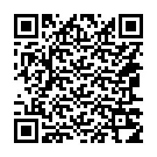 QR-код для номера телефона +14067214454