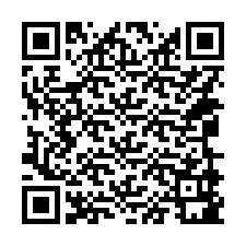 QR код за телефонен номер +14069981144