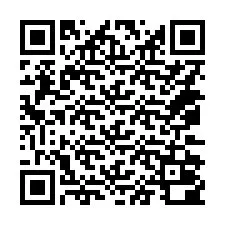 QR-code voor telefoonnummer +14072000059