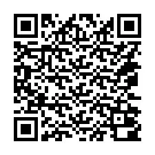 QR-code voor telefoonnummer +14072000068