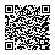 QR Code pour le numéro de téléphone +14072000069