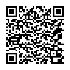 Código QR para número de teléfono +14072000071