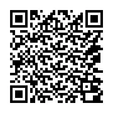 Código QR para número de teléfono +14072000078