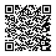 QR-код для номера телефона +14072000102