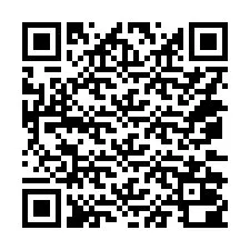 Kod QR dla numeru telefonu +14072000118