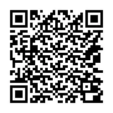 QR код за телефонен номер +14072000135