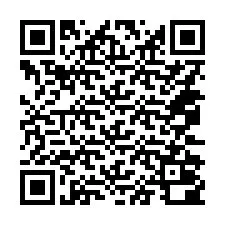 QR код за телефонен номер +14072000173