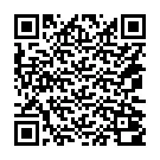 QR-code voor telefoonnummer +14072000250