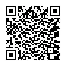 QR-Code für Telefonnummer +14072000254