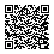 QR-Code für Telefonnummer +14072000256