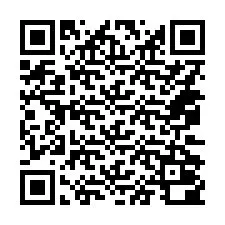 QR Code สำหรับหมายเลขโทรศัพท์ +14072000257